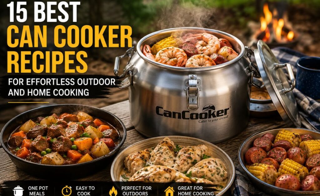 15 Best Can Cooker Recipes for effortless outdoor and home cooking