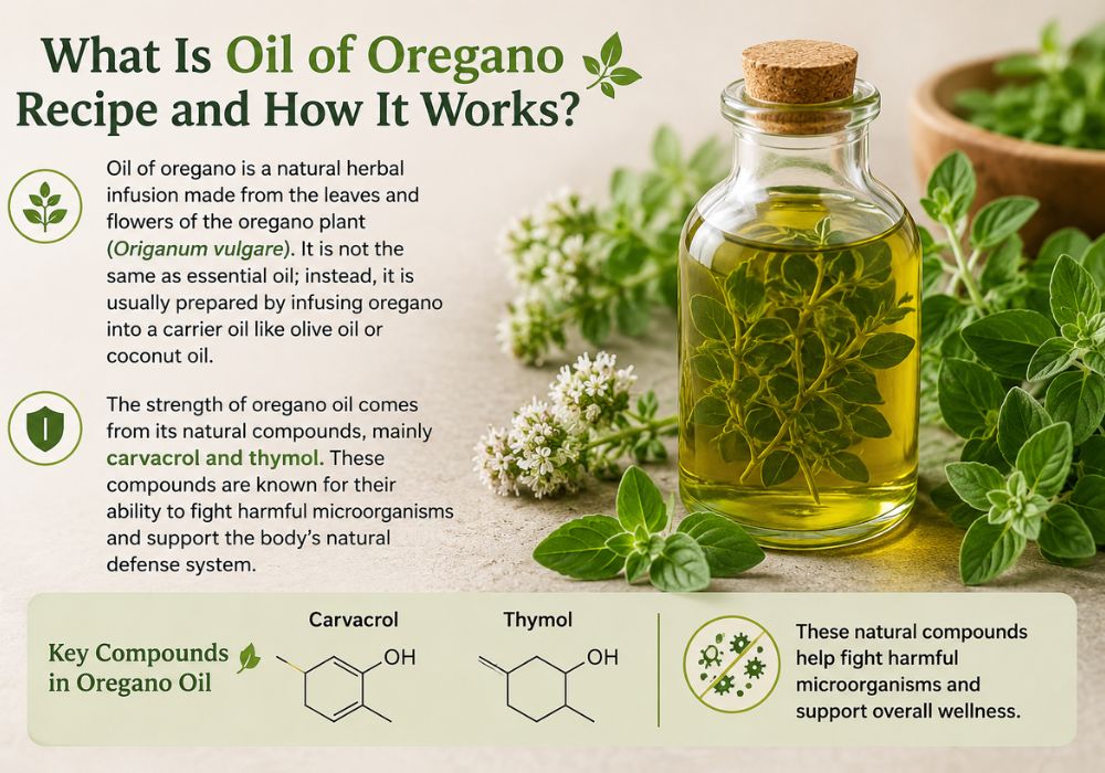 Fresh oregano plant used for oil of oregano recipe
